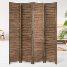 Load image into Gallery viewer, 5.6ft Tall Room Divider - 4 Panel Privacy Divider
