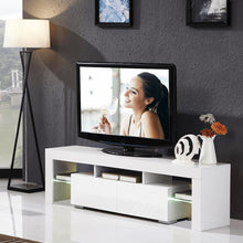 Load image into Gallery viewer, Entertainment Center - LED Entertainment Stand - 51&quot; TV Entertainment Center - High Gloss Modern TV Stand
