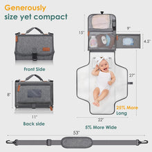 Load image into Gallery viewer, 3-In-1 Portable Travel Diaper Changing Mat Pad
