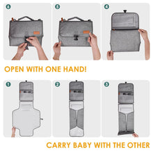 Load image into Gallery viewer, 3-In-1 Portable Travel Diaper Changing Mat Pad
