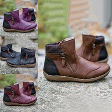 Load image into Gallery viewer, Women&#39;s Waterproof Zip-Up Ankle-Sspport Boots
