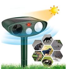 Load image into Gallery viewer, Ultrasonic Rabbit Repeller – Solar Powered and Flashing Light – Get Rid of Rabbits
