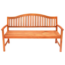 Load image into Gallery viewer, Wooden Bench Garden Seat Natural Hardwood Outdoor Furniture Traditional Rustic
