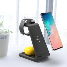 Load image into Gallery viewer, 3-in-1 Stand Wireless Charger Station
