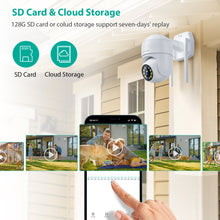 Load image into Gallery viewer, 1080P IP Camera Wireless WIFI Outdoor CCTV HD PTZ Smart Home Security IR Cam UK
