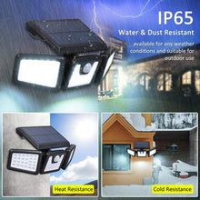 Load image into Gallery viewer, 128 Led Wireless Solar Motion Sensor Outdoor security Lights
