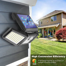 Load image into Gallery viewer, 128 Led Wireless Solar Motion Sensor Outdoor security Lights
