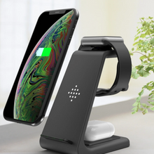 Load image into Gallery viewer, 3-in-1 Stand Wireless Charger Station
