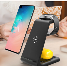 Load image into Gallery viewer, 3-in-1 Stand Wireless Charger Station
