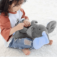 Load image into Gallery viewer, Baby Peek A Boo Animated Singing Elephant
