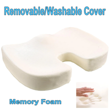 Load image into Gallery viewer, Orthopedic Comfort Memory Foam Coccyx Seat Pad And Back Support Set
