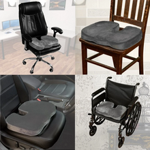 Load image into Gallery viewer, Orthopedic Comfort Memory Foam Coccyx Seat Pad And Back Support Set
