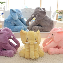 Load image into Gallery viewer, Baby Elephant Cuddle Pillow
