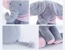 Load image into Gallery viewer, Baby Peek A Boo Animated Singing Elephant
