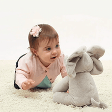 Load image into Gallery viewer, Baby Peek A Boo Animated Singing Elephant
